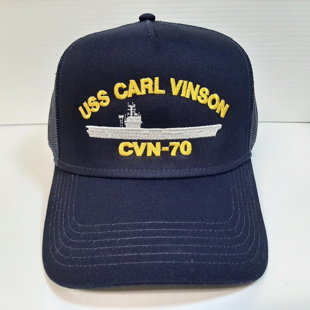 US Navy USS Carl Vinson CVN-70 Hat Embroidered Bas